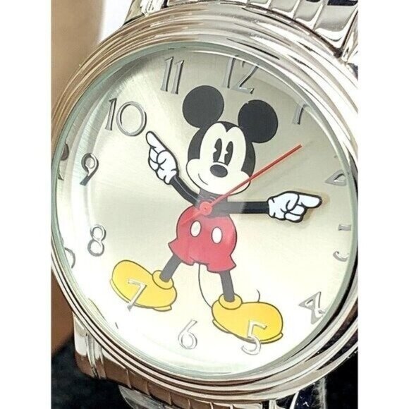 Disney Mickey Mouse Women\'s Watch WDS000684 Quartz Silver Dial Stainless Steel main image 7